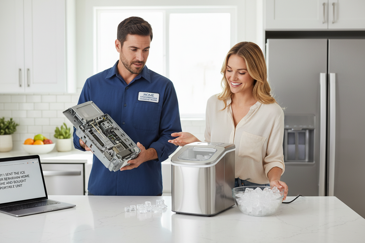 Why I Sent the Ice Maker Repairman Home and Bought a Portable Unit