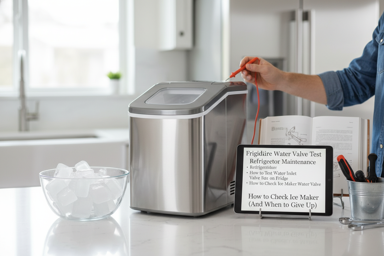 How to Check Ice Maker Water Valve (And When to Give Up)