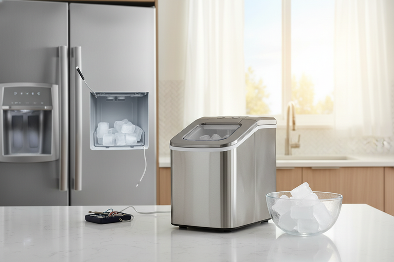 French Door Refrigerator Ice Maker Not Working? The Hinge Wire Broke