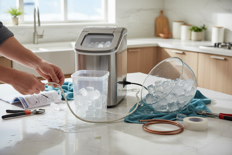 Repairing Ice Maker Water Line Issues Ruined My Saturday