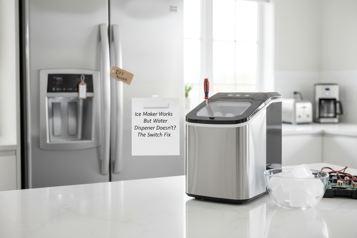 Ice Maker Works But Water Dispenser Doesn't? The Switch Fix