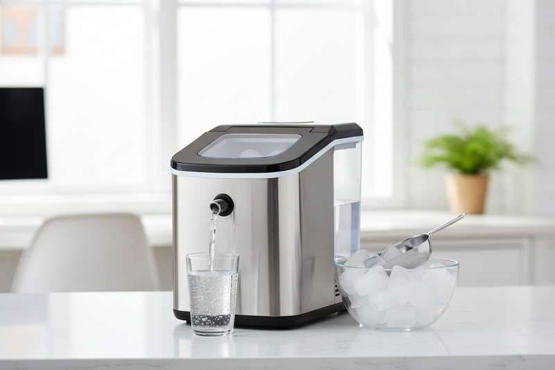 Why I Replaced My Office Mini Fridge With an Ice Machine With Water