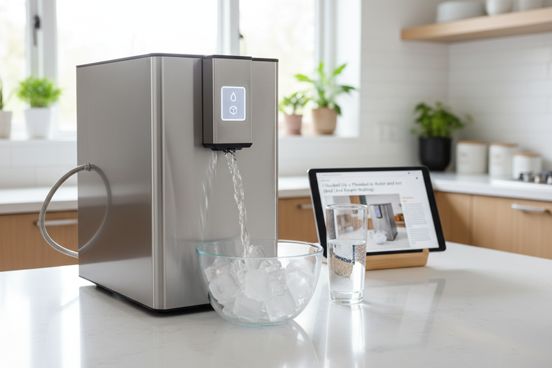 I Hooked Up a Plumbed In Water and Ice Dispenser (And Regret Waiting)