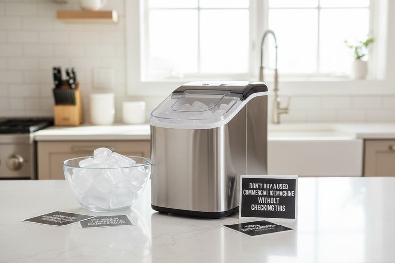 Don't Buy a Commercial Ice Machine For Sale Used Without Checking This