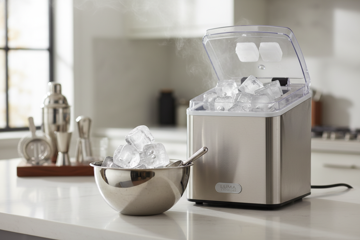 I Stress-Tested the Luma Comfort Clear Ice Cube Maker Machine
