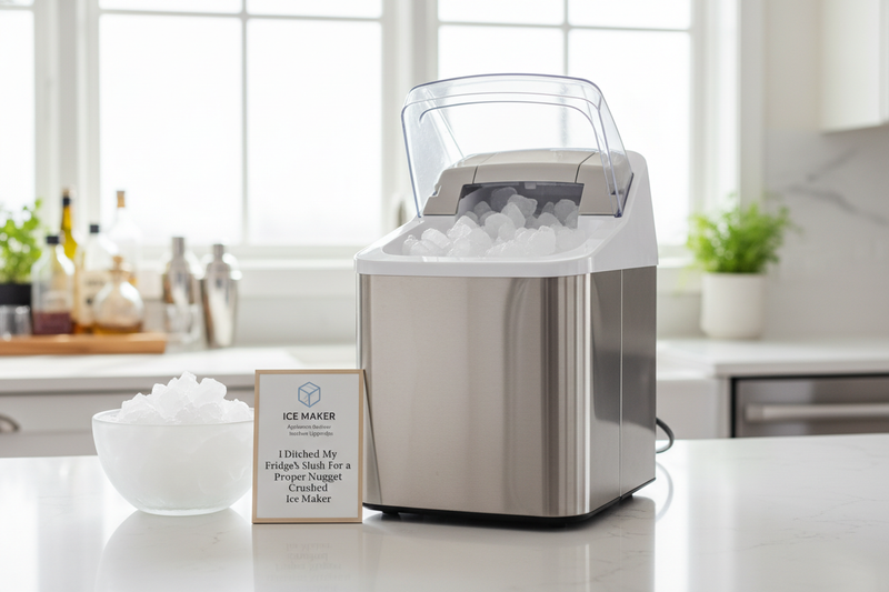 I Ditched My Fridge's Slush For a Proper Nugget Crushed Ice Maker