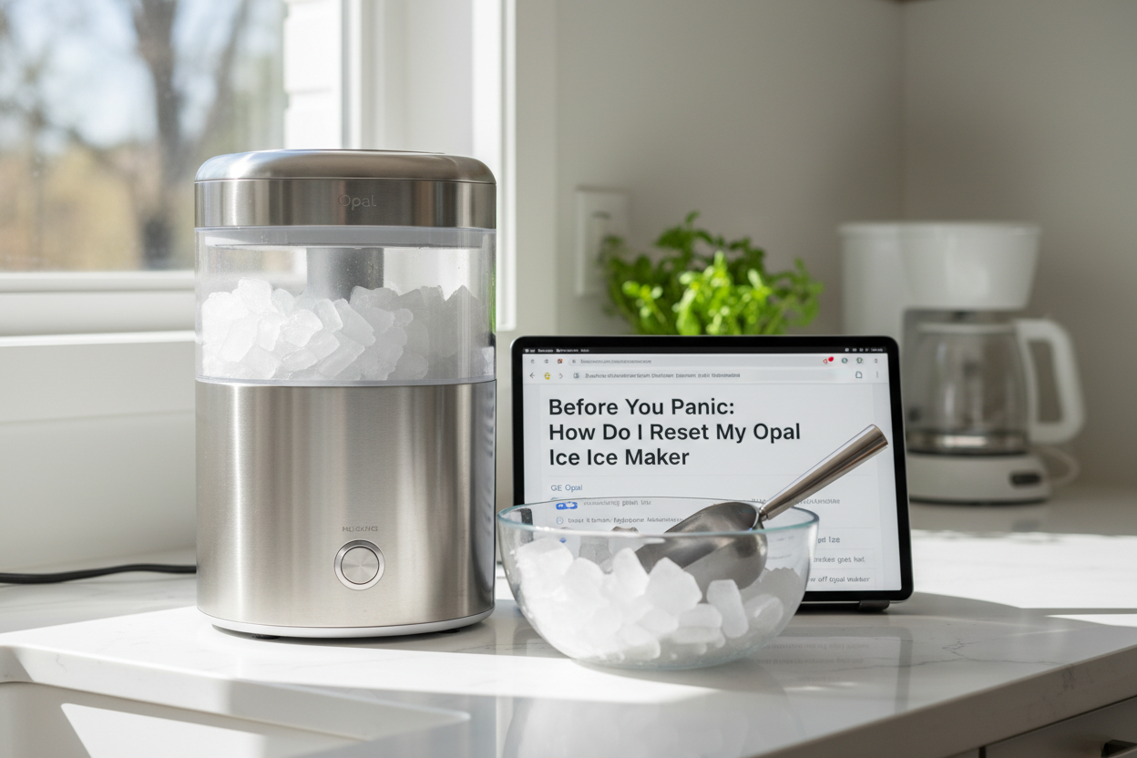 Before You Panic: How Do I Reset My Opal Ice Maker?