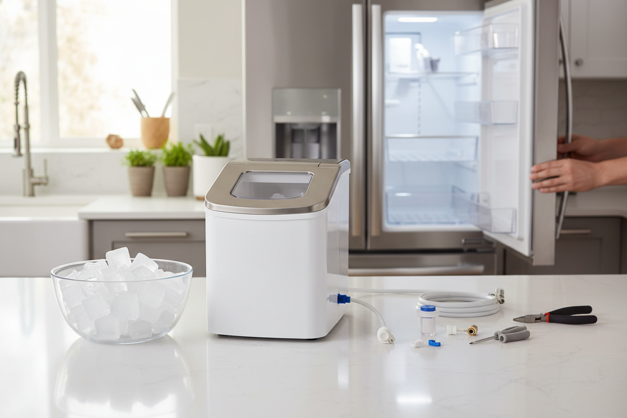 I Finally Installed an Ice Maker for GE Bottom Freezer Myself