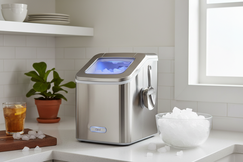 I Squeezed the Countertop Ice Maker GE Profile Into My Tiny Kitchen