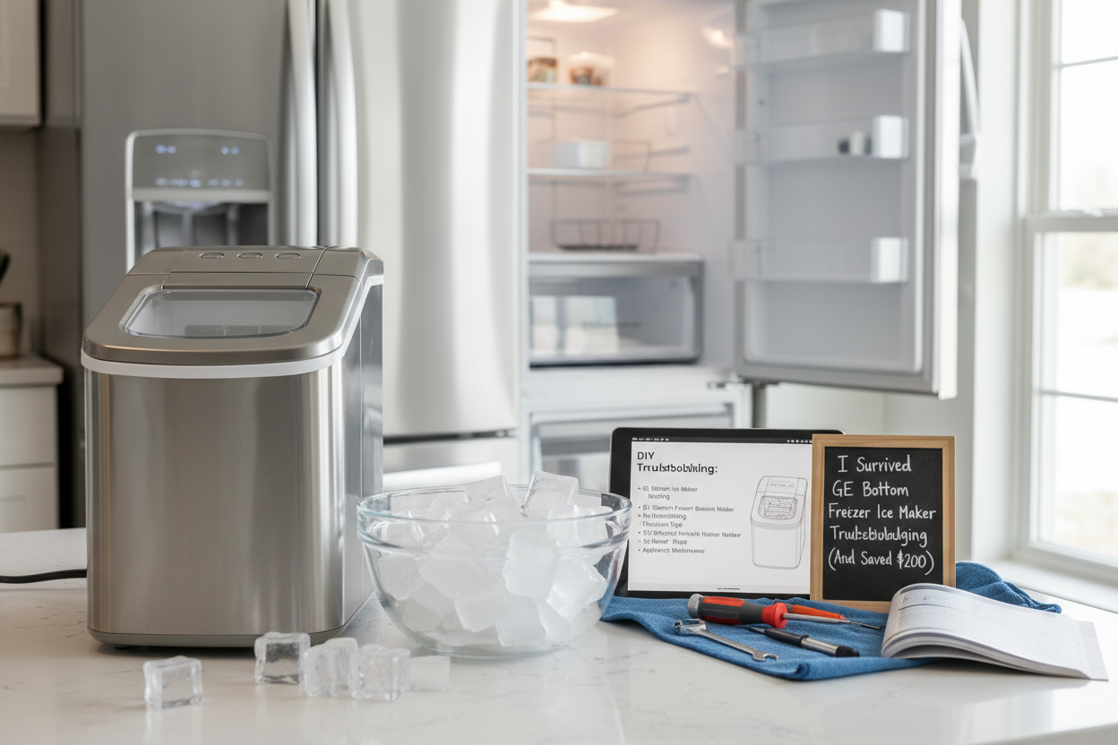 I Survived GE Bottom Freezer Ice Maker Troubleshooting (And Saved $200)