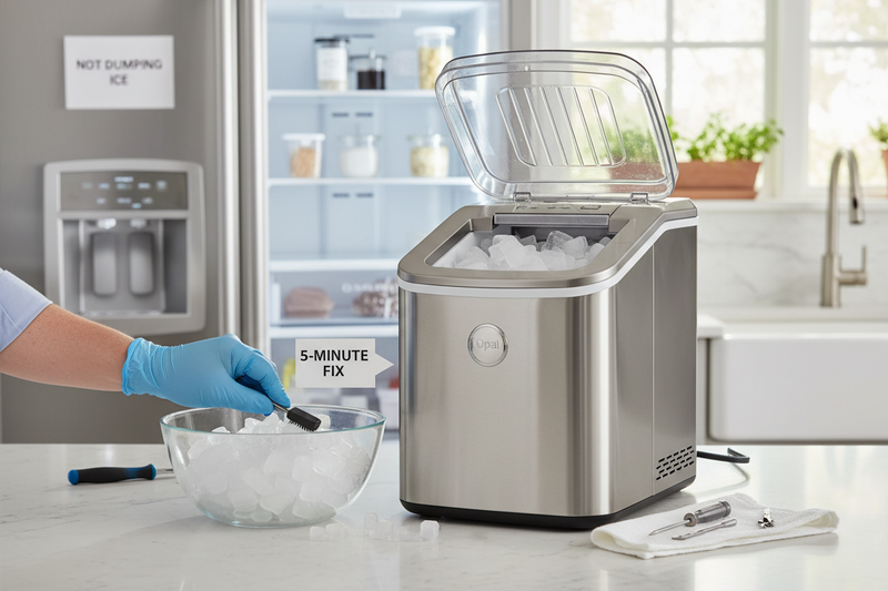 My GE Ice Maker Not Dumping Ice Was Actually a 5-Minute Fix