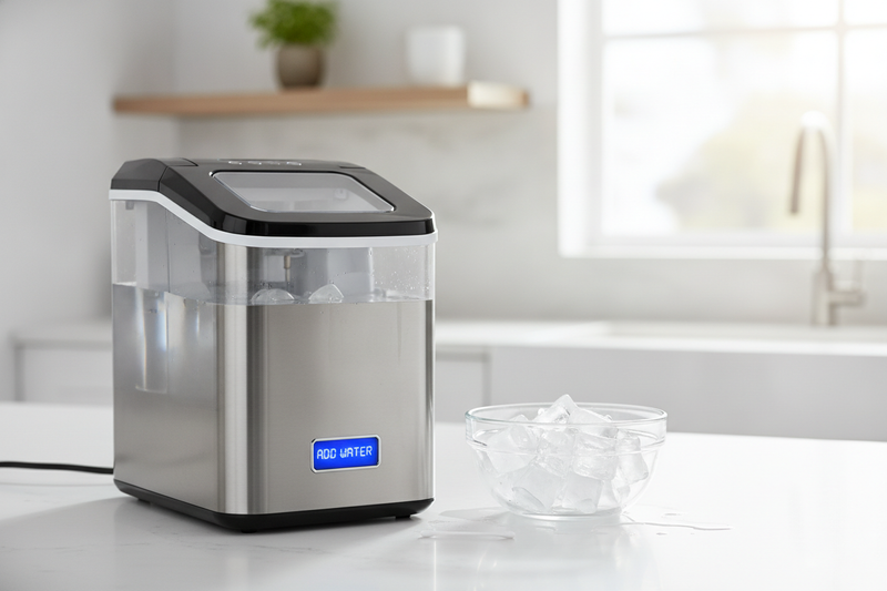 My portable ice maker keeps saying add water, but a Q-tip fixed it