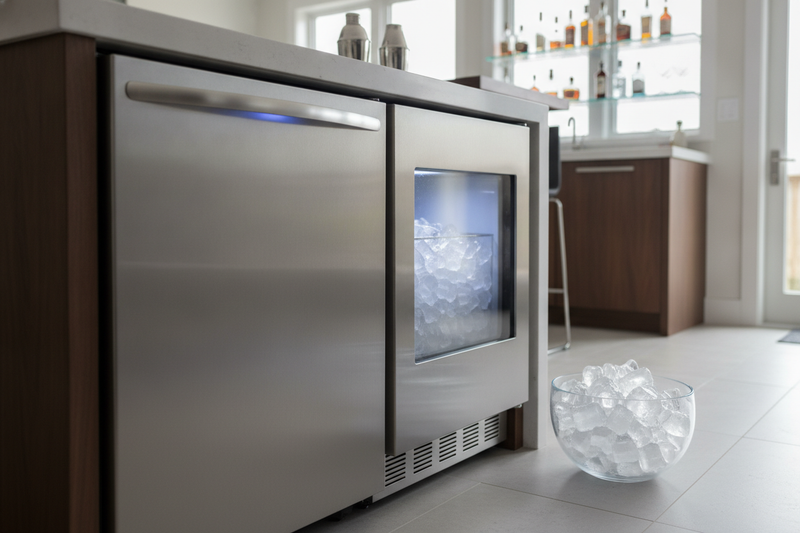 My Basement Bar Search for the Quietest Undercounter Ice Maker