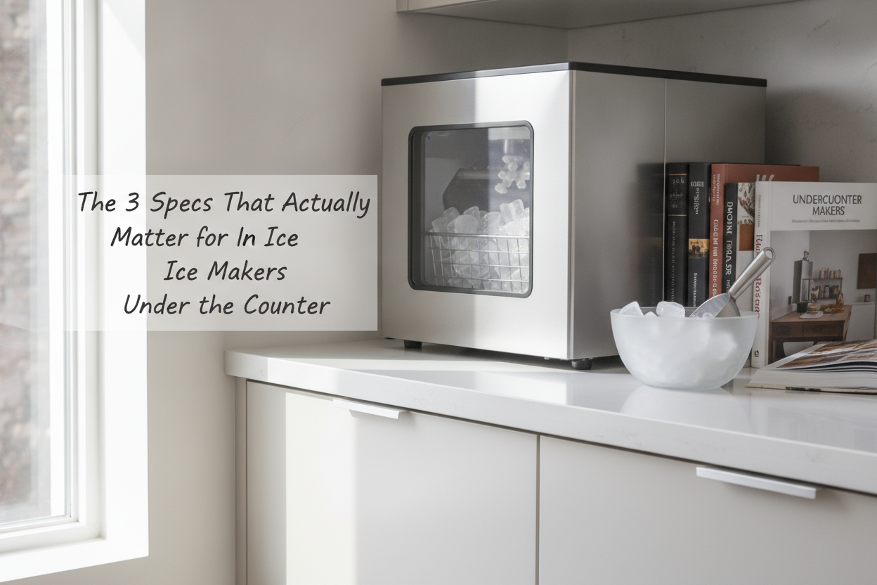 The 3 Specs That Actually Matter for Ice Makers Under the Counter