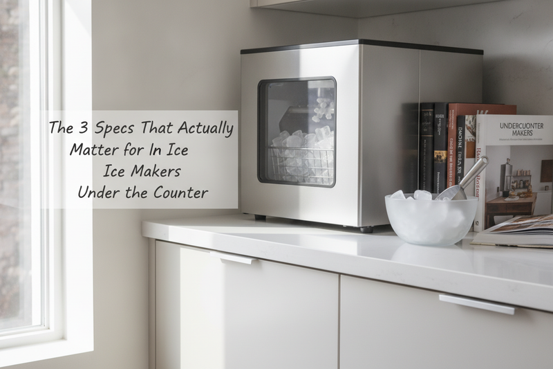 The 3 Specs That Actually Matter for Ice Makers Under the Counter