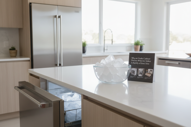 Why an Under Cabinet Freezer With Ice Maker Is Rarely a Good Idea