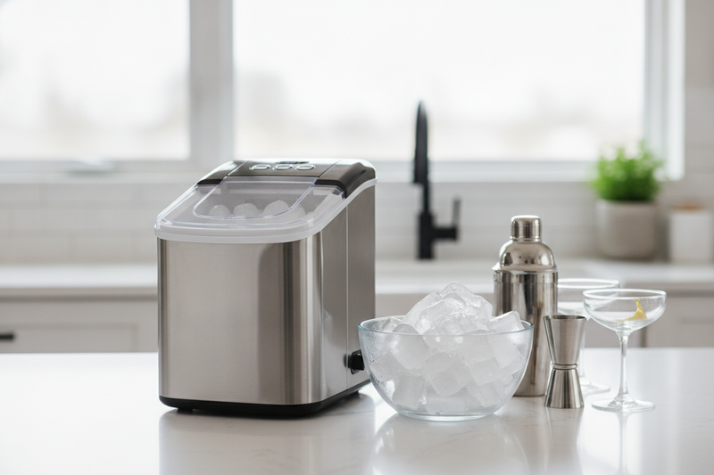 I Got Tired of Kitchen Runs and Bought an Ice Maker for Bar Use