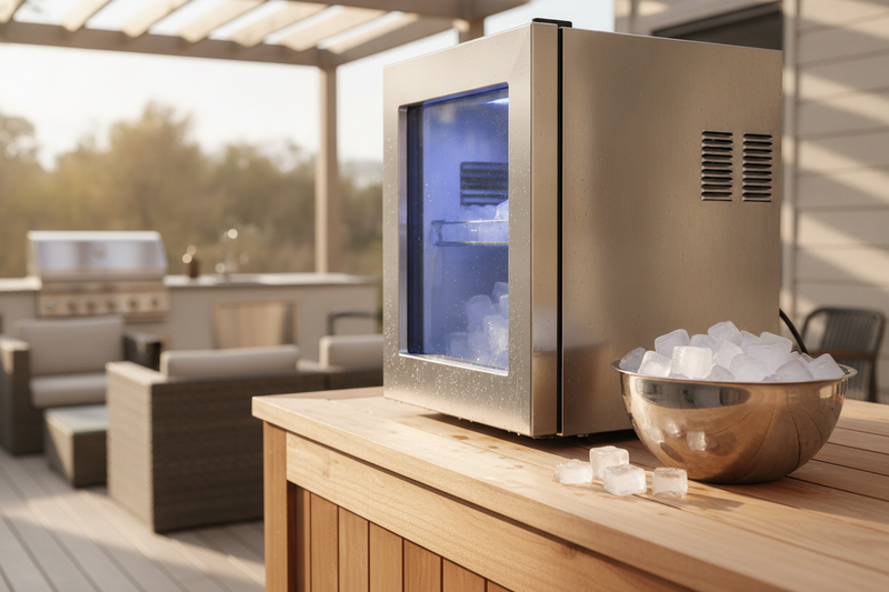 Why I Finally Built a 15 Outdoor Ice Maker Into My Deck