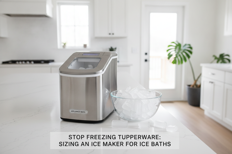 Stop Freezing Tupperware: Sizing an Ice Maker for Ice Baths