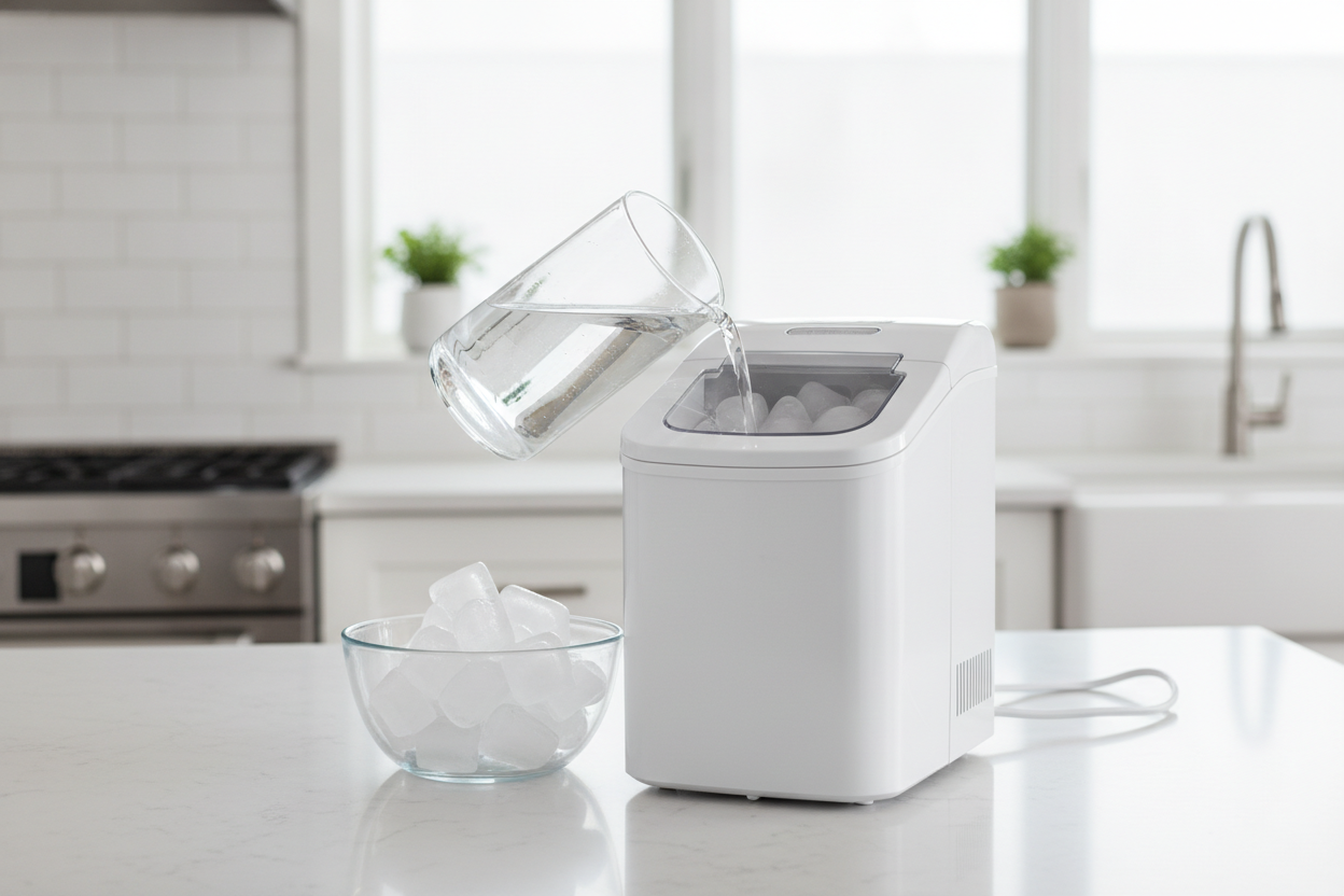 Frigidaire Ice Maker Where to Add Water? I Couldn't Find It Either