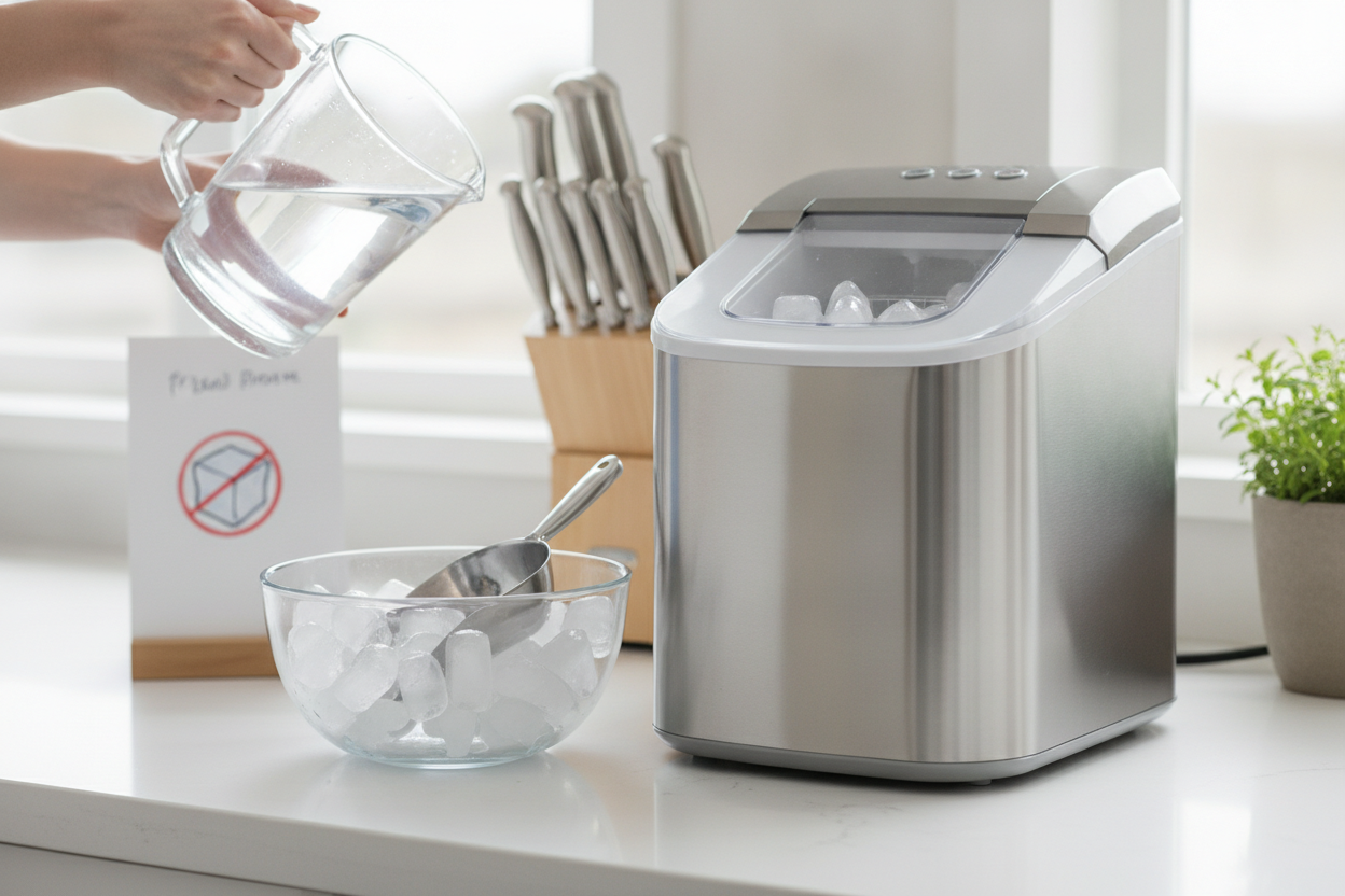 The Plastic Taste Is Real: How to Use an Ice Maker Properly