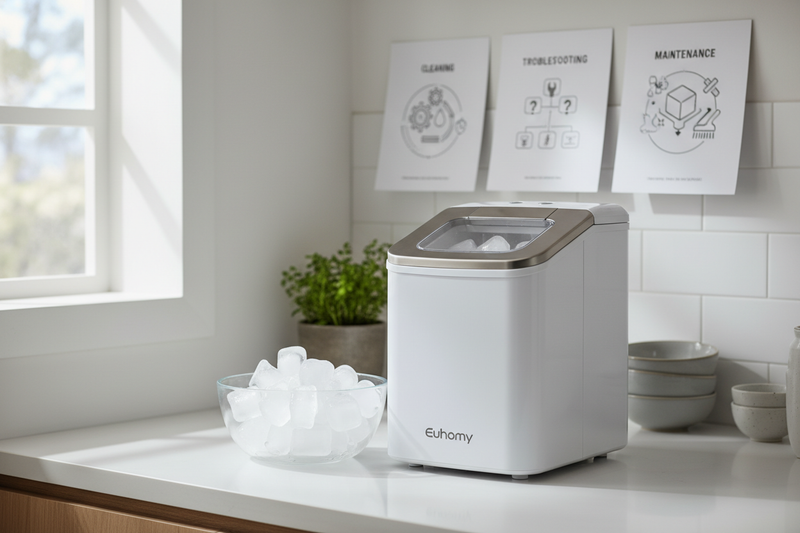 The Only 3 Pages of the Euhomy Ice Maker Manual You Need