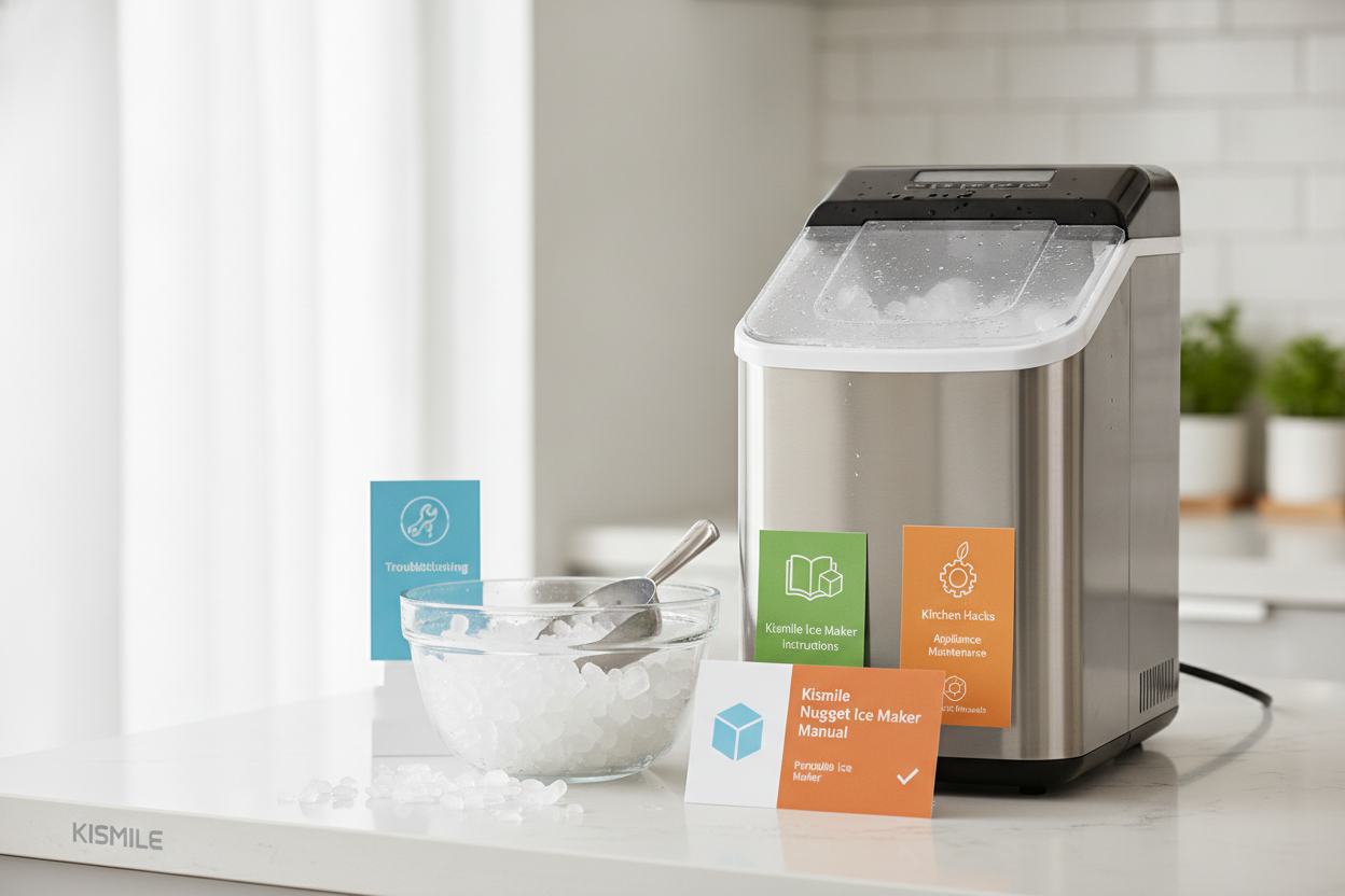 The Kismile Ice Maker Manual Is Confusing, So I Made a Cheat Sheet