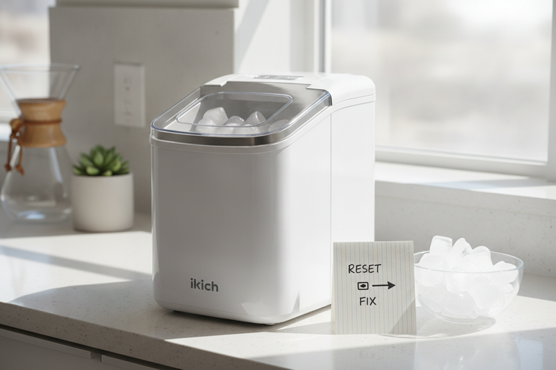 I Lost My Ikich Ice Maker Manual But Found the Reset Fix