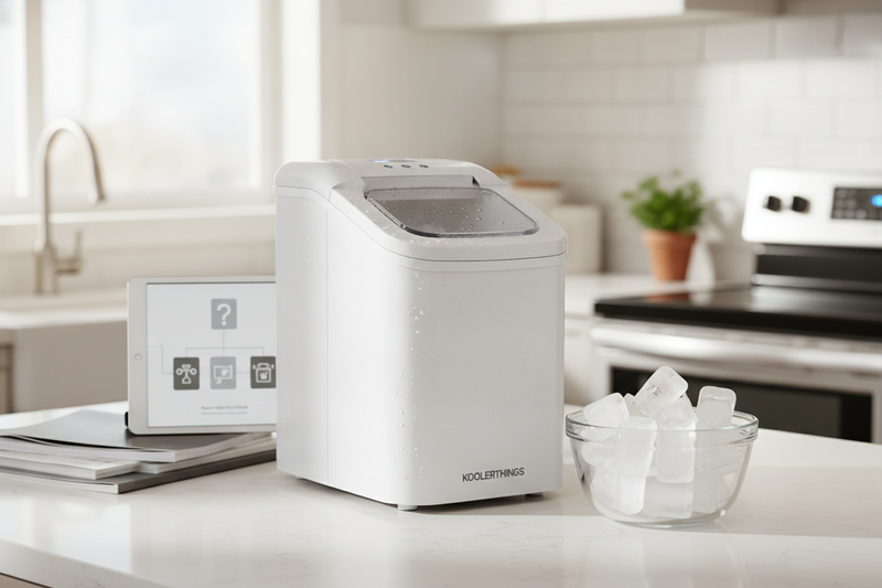 I Drowned My Koolerthings Ice Maker Manual, But Found the Reset Trick