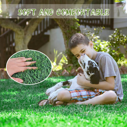 118 inches Natural Green Artificial Grass Turf Panels