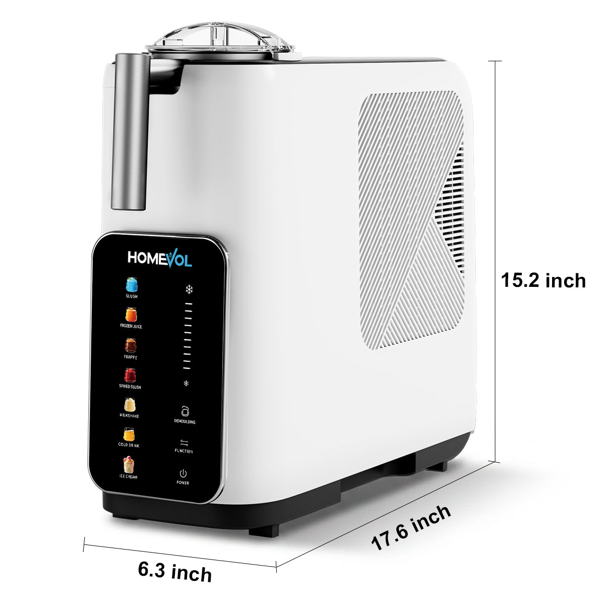 3-in-1 Slush Machine with 7 Preset Modes (White)