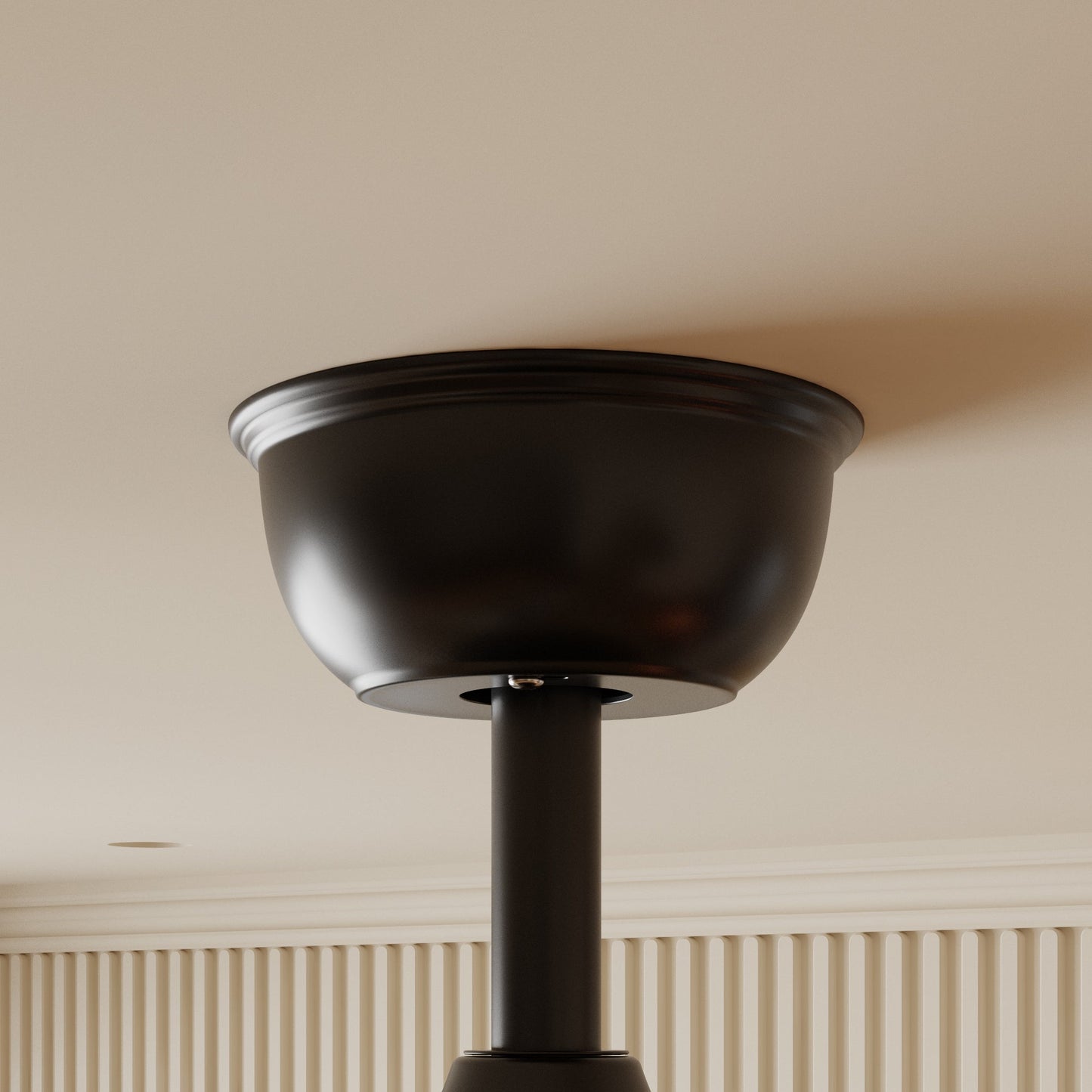 72 inch Modern Brown Ceiling Fan with 3 Wood Blades