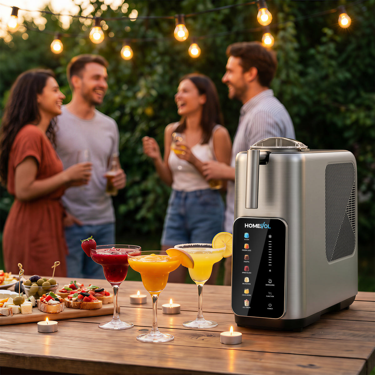 Backyard frozen cocktails