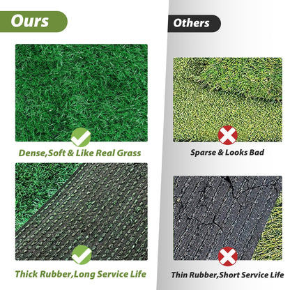 118 inches Natural Green Artificial Grass Turf Panels