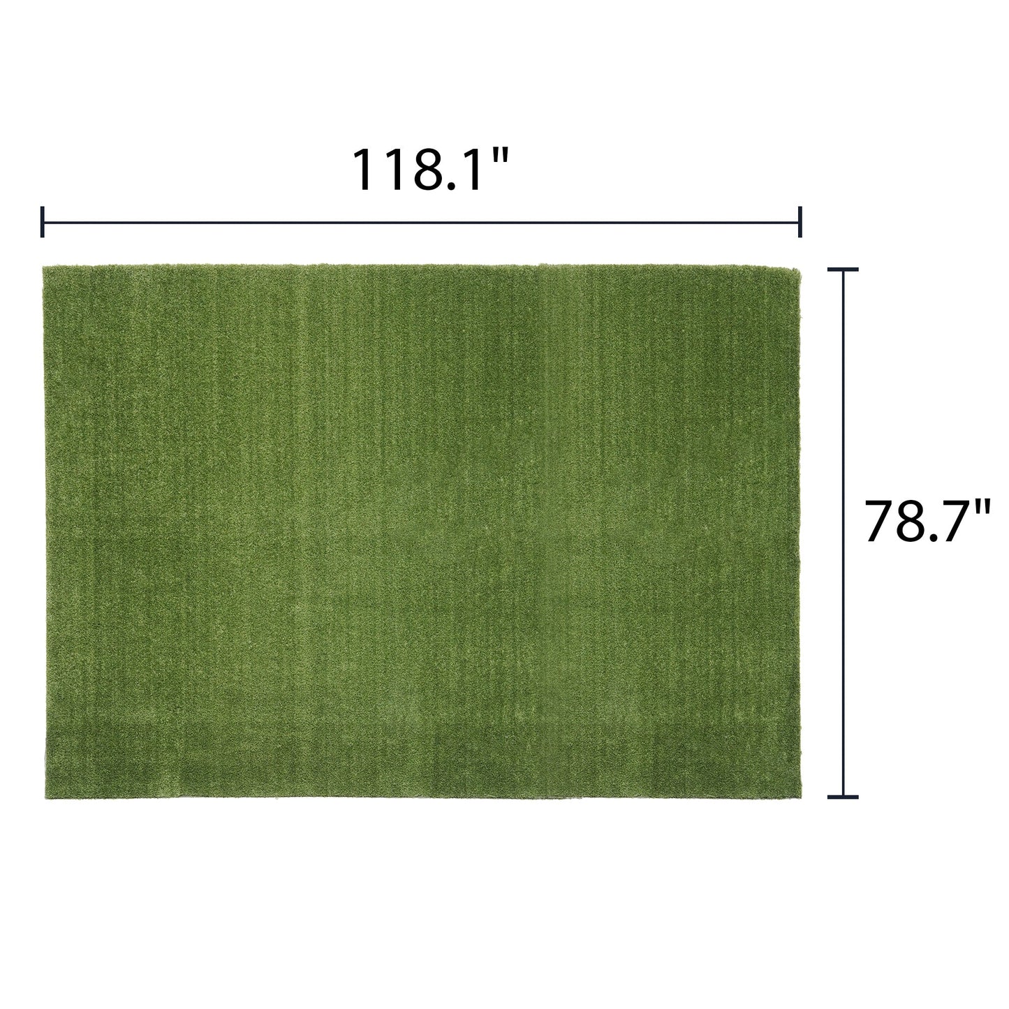 118 inch Artificial Grass Turf Mat for Indoor Outdoor Garden and Pets