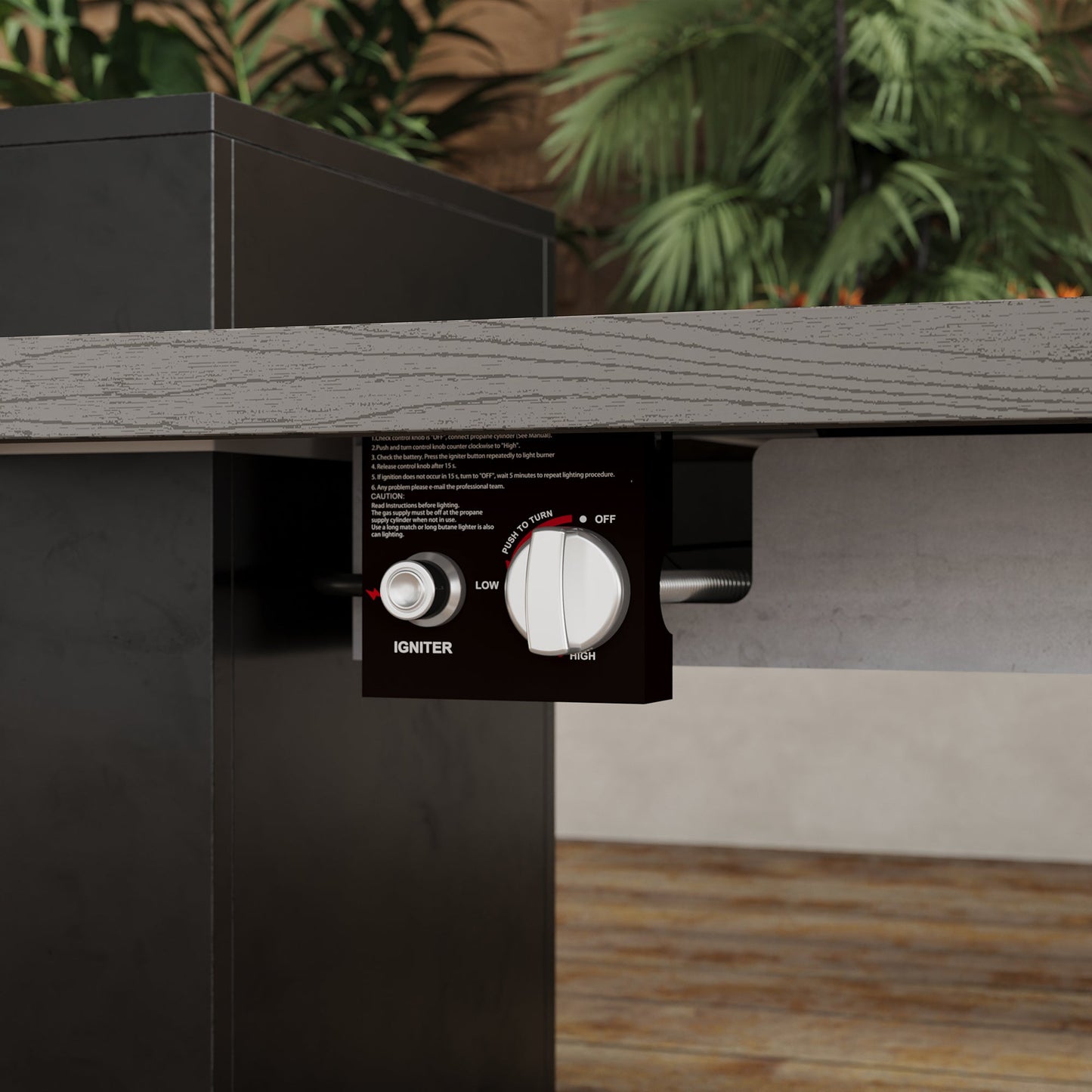 54" Propane Gas Fire Table – High-Heat, Low-Maintenance Outdoor Luxury