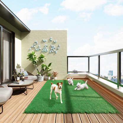 118 inches Natural Green Artificial Grass Turf Panels