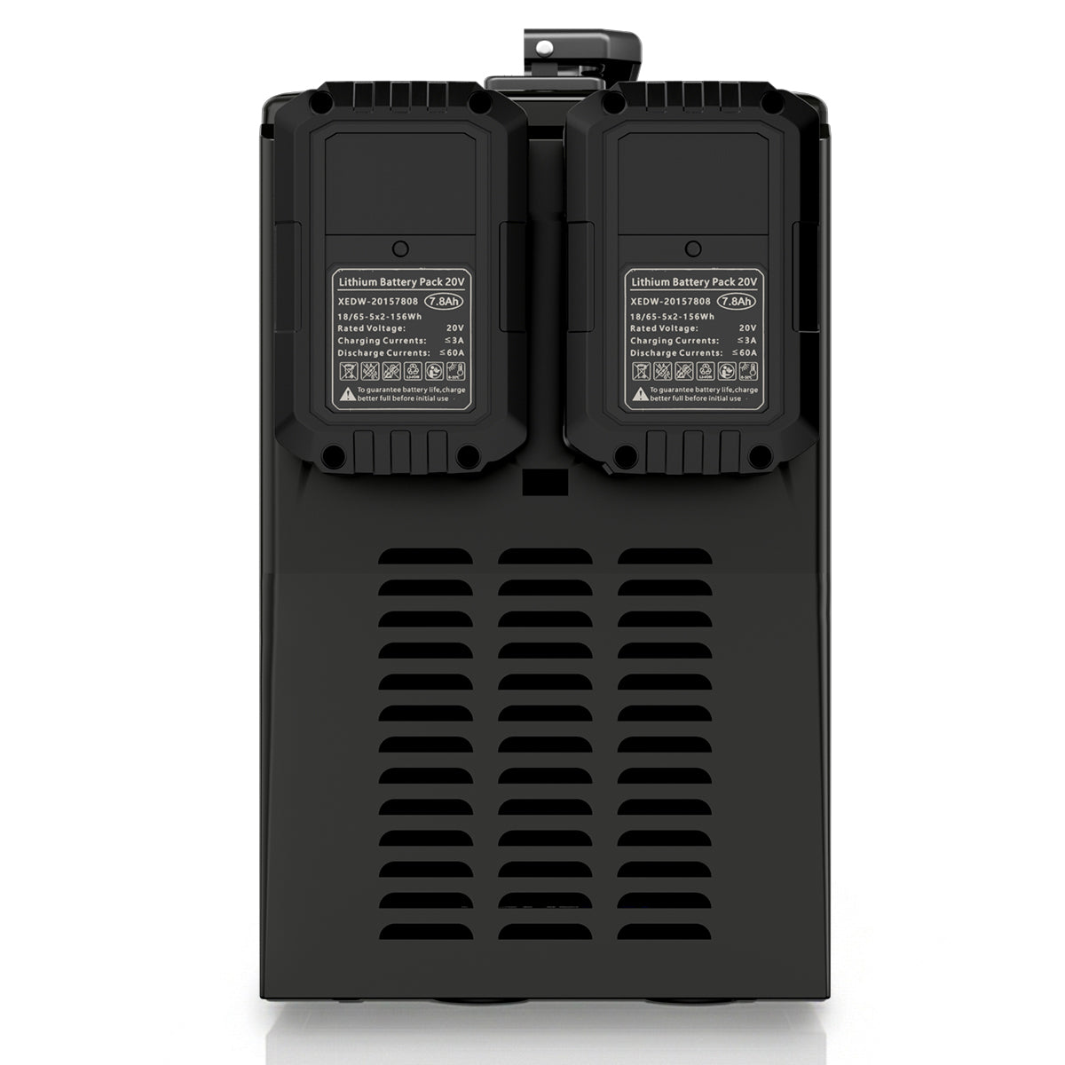 Homevol EVO1 Corded & Battery Powered Ice Maker with Self-Cleaning - Matte Black