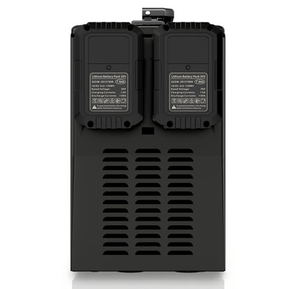 Homevol EVO1 Corded & Battery Powered Ice Maker with Self-Cleaning - Matte Black